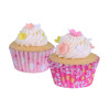 Formas Mini Cupcake Flores - Conj. 60